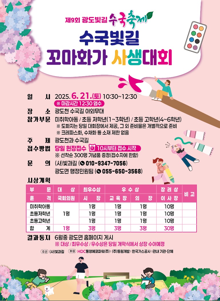 제4회 수국빛길 꼬마화가 사생대회 포스터.jpg